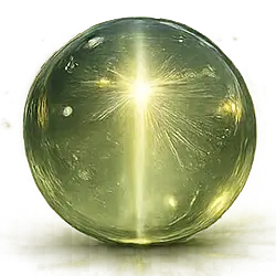 Natural cats eye gemstone cabochon cut with light band effect transparent background Ketu gemstone